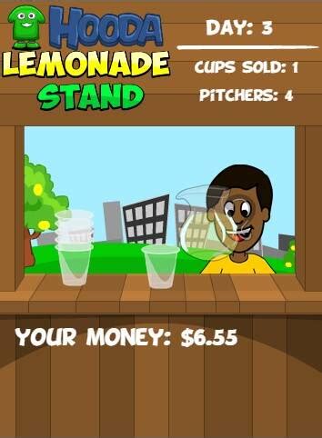 Start with the basic recipe, but try to vary the recipe and see if you can do better. . Hoodamath lemonade stand